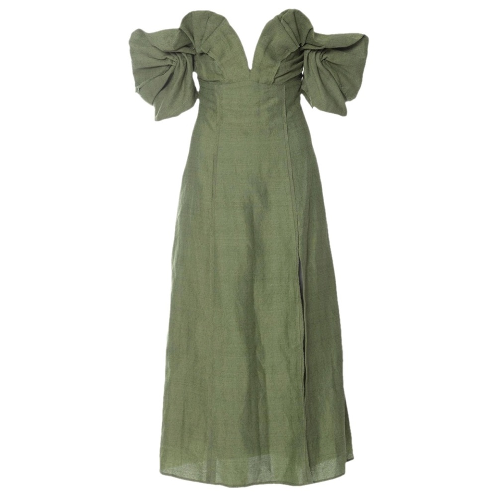 Cult Gaia Muna Dress Palm Green Size 2